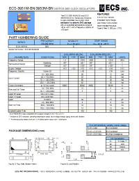 Datasheet ECS-3953M-BN manufacturer Неопределенные