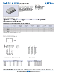 Datasheet ECS-SR1-4.00-B manufacturer Неопределенные