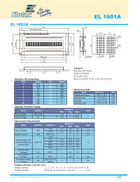 Datasheet EL1601A manufacturer Неопределенные