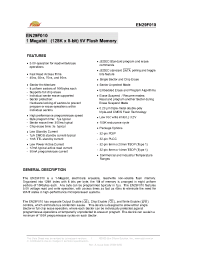 Datasheet EN29F010-55JCP manufacturer Неопределенные
