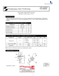 Datasheet FD1500W manufacturer Неопределенные
