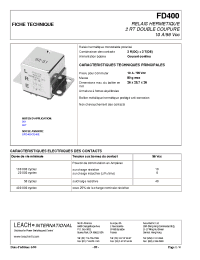 Datasheet FD400A2C manufacturer Неопределенные