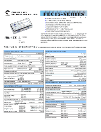 Datasheet FEC15-12D05 manufacturer Неопределенные