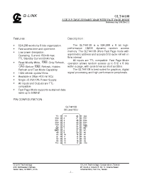 Datasheet GLT441L08-40FC manufacturer Неопределенные