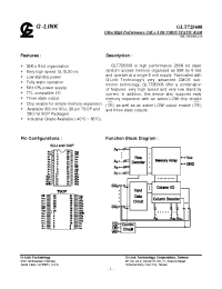 Datasheet GLT725608-20J3 manufacturer Неопределенные
