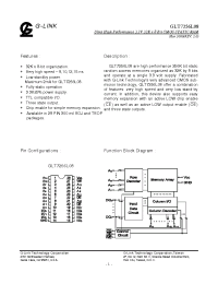 Datasheet GLT7256L08-10J3 manufacturer Неопределенные