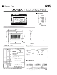 Datasheet GMD1640A manufacturer Неопределенные