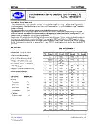 Datasheet HMF2M32B4V manufacturer Неопределенные