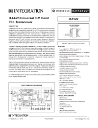 Datasheet IA4420-ICCC16 manufacturer Неопределенные