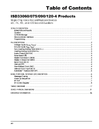 Datasheet ISD33060PI manufacturer Неопределенные