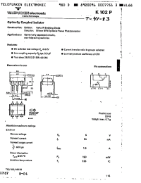 Datasheet K102P3 manufacturer Неопределенные