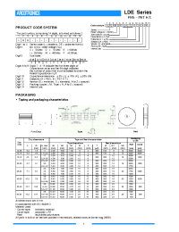 Datasheet LDECA1100 manufacturer Неопределенные