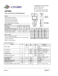 Datasheet LM7808C manufacturer Неопределенные