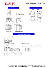 Datasheet LSPA10708 manufacturer Неопределенные
