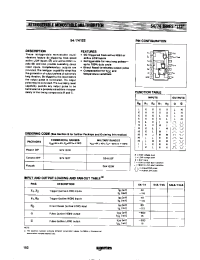 Datasheet N74122N manufacturer Неопределенные