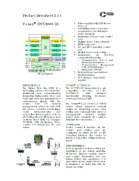 Datasheet OCC8001-01 manufacturer Неопределенные
