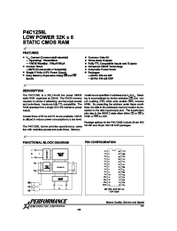 Datasheet P4C1256L-70PC manufacturer Неопределенные