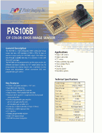 Datasheet PAS106BBB manufacturer Неопределенные