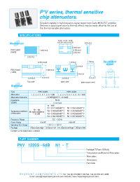Datasheet PBV1632S-10DBN1-T manufacturer Неопределенные