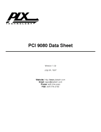 Datasheet PCI9060ES manufacturer Неопределенные
