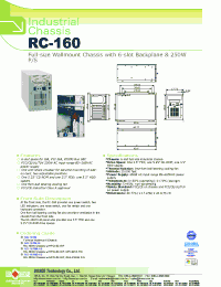 Datasheet RC-160WB-6S manufacturer Неопределенные