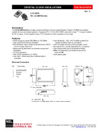 Datasheet SC-A1460-FREQ manufacturer Неопределенные