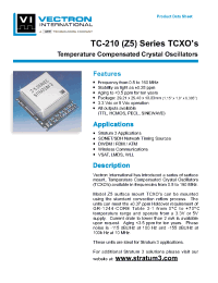 Datasheet TC-210-CAF-106A manufacturer Неопределенные