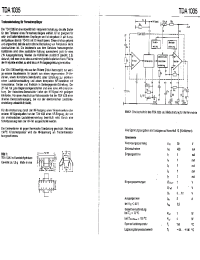 Datasheet TDA1035 manufacturer Неопределенные
