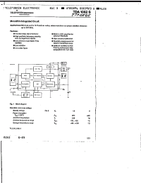 Datasheet TDA1062S manufacturer Неопределенные