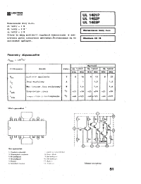 Datasheet UL1402P manufacturer Неопределенные
