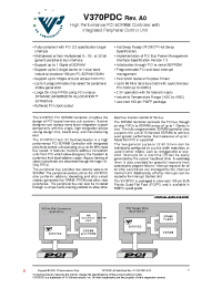 Datasheet V370PDC manufacturer Неопределенные