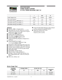 Datasheet V53C1256162VAUS7PC manufacturer Неопределенные