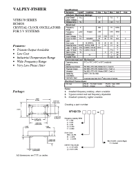 Datasheet VFHS170BHL-T manufacturer Неопределенные