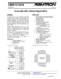 Datasheet VMX51C1016-14-QC manufacturer Неопределенные