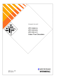 Datasheet VPX3214 manufacturer Неопределенные