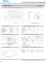 Datasheet YMS164-01 manufacturer Неопределенные