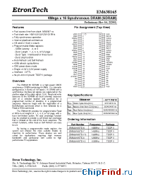 Datasheet EM638165TS-7 manufacturer Etron