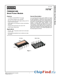 Datasheet FSBB20CH60 manufacturer Etron