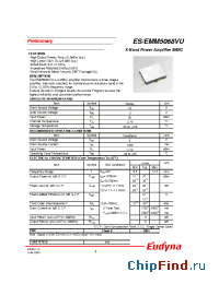 Datasheet EMM5068VU manufacturer Eudyna