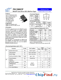 Datasheet P0120003P manufacturer Eudyna