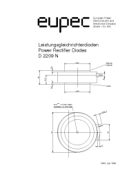 Datasheet D2209N-2000 manufacturer Eupec