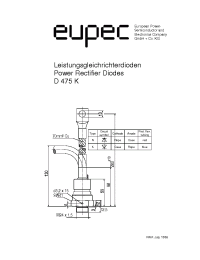 Datasheet D475K manufacturer Eupec