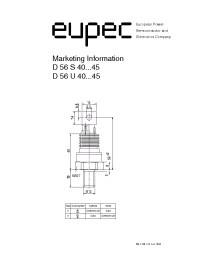 Datasheet D56S manufacturer Eupec