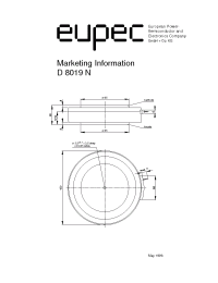 Datasheet D8019N-400 manufacturer Eupec