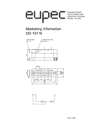 Datasheet DD151N manufacturer Eupec