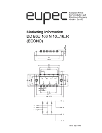 Datasheet DDB6U100NR manufacturer Eupec