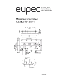 Datasheet FZ2400R12KF4 manufacturer Eupec
