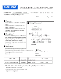 Datasheet 12-215UYC/S530-A2/TR8 manufacturer Everlight