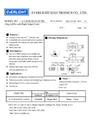 Datasheet 12-21SURC/S530-A4/TR8 manufacturer Everlight