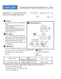 Datasheet 12-21UYC/S530-A3/TR8 manufacturer Everlight